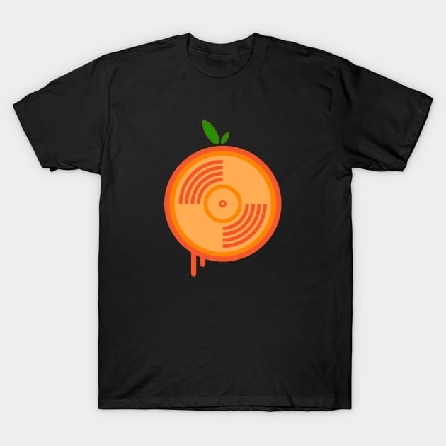 Burt Orange Logo T-Shirt by AnalogJunkieStudio